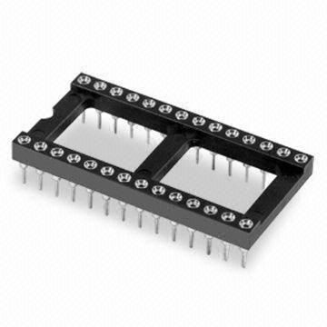 2,54 mm rechte DIP Dual-in-line socket